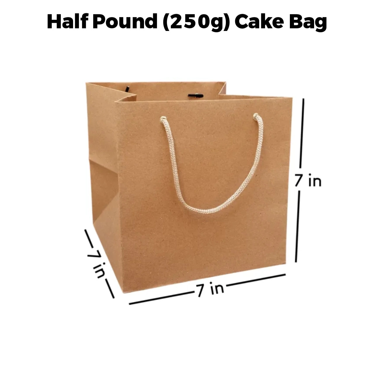 Half Pound Cake Bag